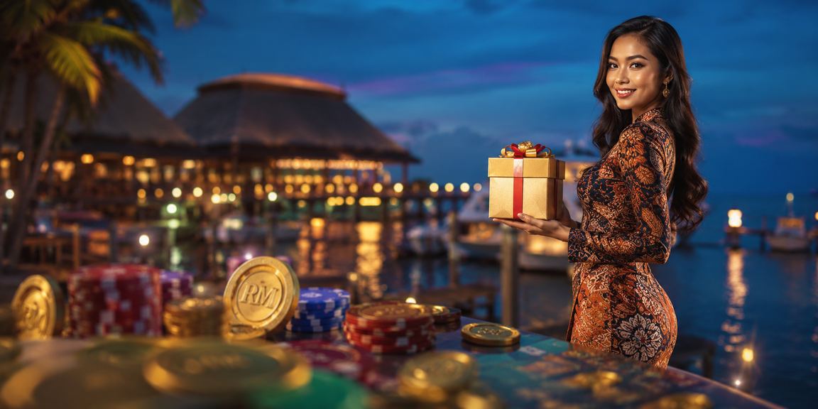 Suasana hiburan kasino di Terengganu dengan motif batik dan nuansa tempatan